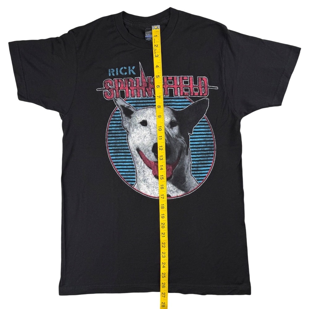 Rick Springfield Jessie Dog Graphic Band T Shirt Black Tultex Medium - Picture 8 of 8